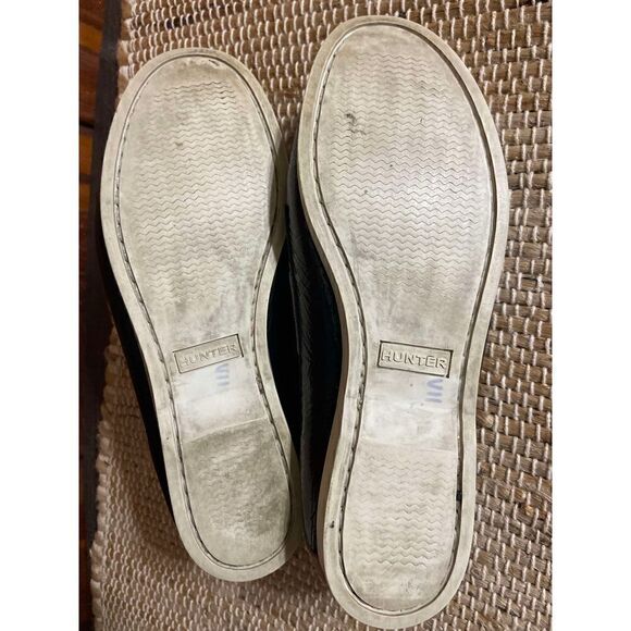 Hunter boots slip on patent leather boat deck shoes size 7.5 - Picture 5 of 11